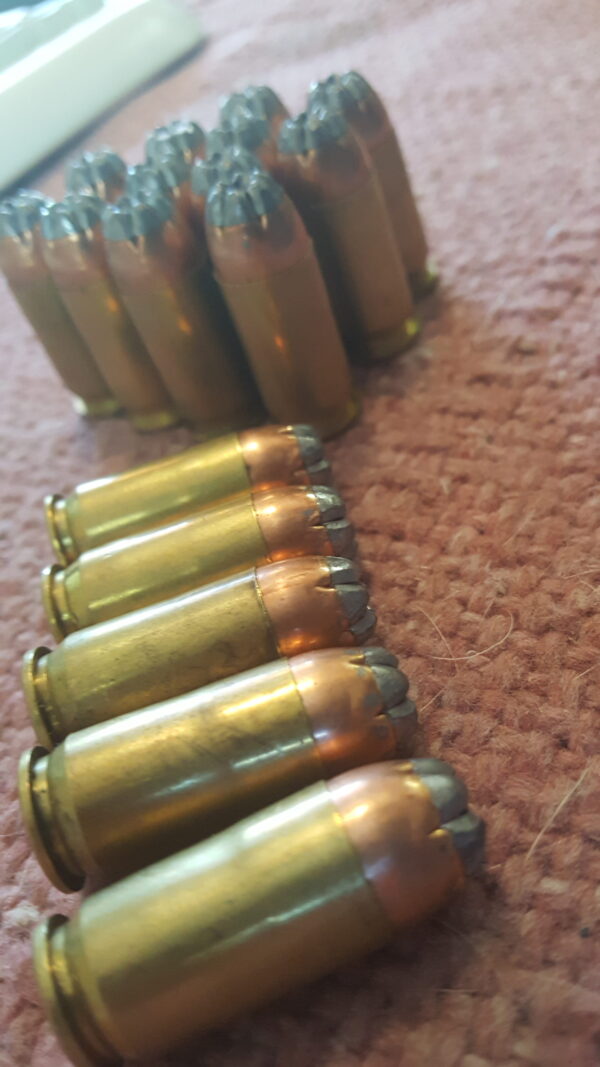 45 ACP Ammunition With 230 Grain Wolverine Serrated Hollow Point Personal Defense Bullets 20 Rounds - Image 3