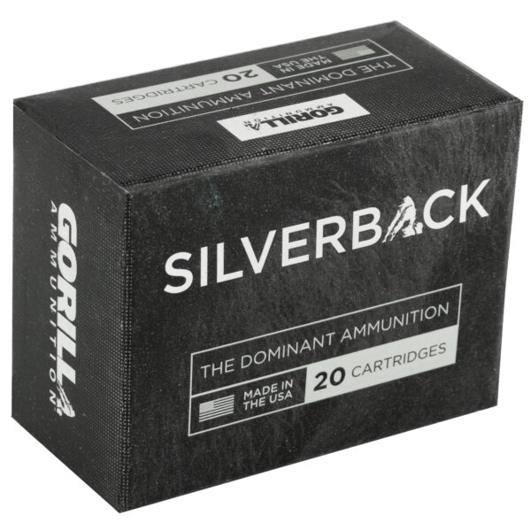 Gorilla Ammunition Company LLC Silverback FBI Penetration 45 ACP 230 Grain Solid Copper Hollow Point Lead Free Subsonic 20 Round Box California Certified Nonlead Ammunition SB45230SFBI - Image 2