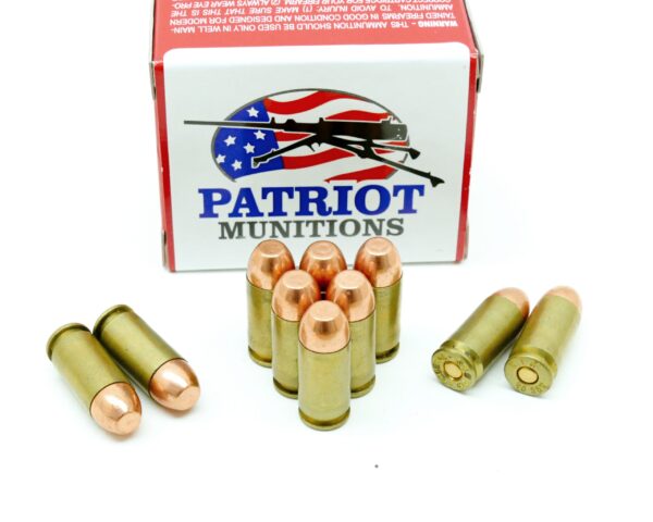 40 S&W 180 Grain Flat Nose Ammunition With Copper Plated Bullets 50 Rounds ~ Ready to Ship! - Image 3