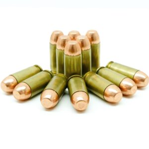 40 S&W 180 Grain Flat Nose Ammunition With Copper Plated Bullets 50 Rounds ~ Ready to Ship!
