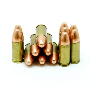 9mm Luger Ammo 125 Grain Bullets 50 Rounds FMJ Copper Plated Round Nose Bullets ~ IN STOCK Ready To Ship!