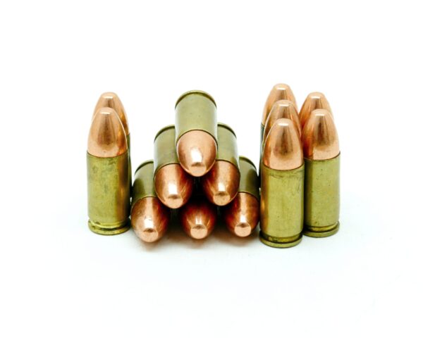9mm Luger Ammo 125 Grain Bullets 50 Rounds FMJ Copper Plated Round Nose Bullets ~ IN STOCK Ready To Ship!
