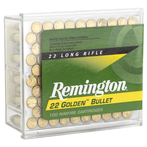 Remington High Velocity 22LR 40 Grain Round Nose 100 Round Box 21276 - Image 2