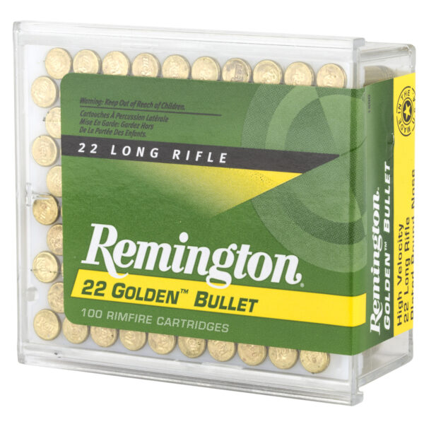 Remington High Velocity 22LR 40 Grain Round Nose 100 Round Box 21276 - Image 3