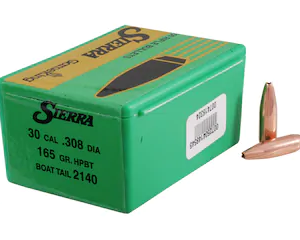 Sierra 165gr 30 Caliber .308 Hollow Point Boat Tail Bullets – Reloading SHIPS IMMEDIATELY!