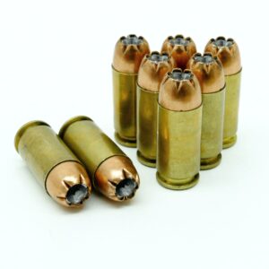 40 S&W Ammunition with Patriot Cobra hollow point bullets