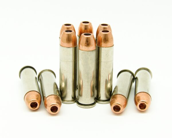 357 Mag Ammunition with 158 Grain Copper Plated Hollow Point Bullets 20 Rounds Per Box