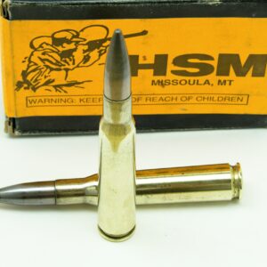 50 Caliber BMG HSM Ammunition With 647 Grain Moly Coated FMJ Bullets 10 Rounds Per Box