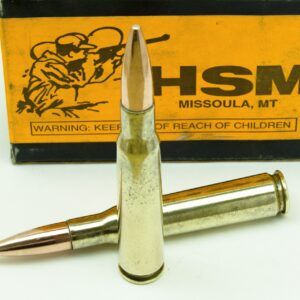 50 Caliber BMG HSM Ammunition With 647 Grain FMJ Bullets 10 Rounds Per Box