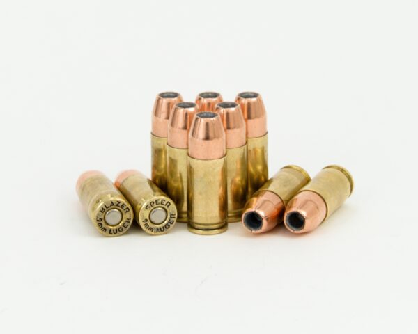 9MM Luger Personal Self Defense Ammunition With 124 Grain Sierra V-Crown Hollow Point Bullets ~ 50 Rounds