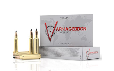 NOSLER Varmageddon  223 Rem  55 Grain  Flat Base Tipped 20 Round Box 65145