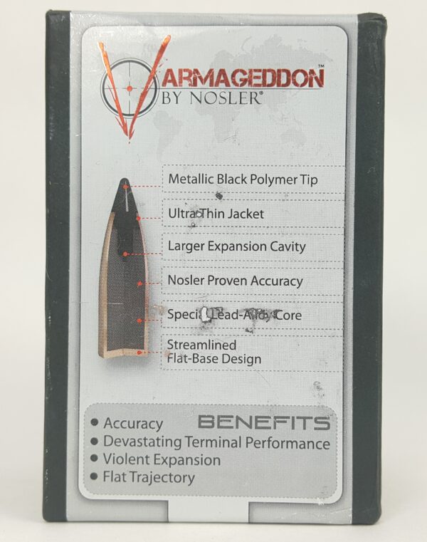 Gold Country Ammo .308 Winchester 110 Grain Nosler Varmageddon FB Tipped Bullets - Image 2