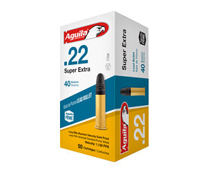 Aguila Ammunition Rimfire 22LR 40 Grain Solid Point Standard Velocity 50 Round Box 1B220332