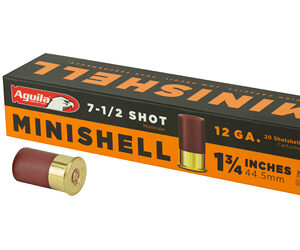 Aguila Ammunition Minishell 12Ga 1.75" #7.5 20 Round Box 1C128968