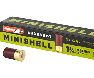 Aguila Ammunition Minishell 12GA175 Buckshot 20 Round Box 1CHB1288