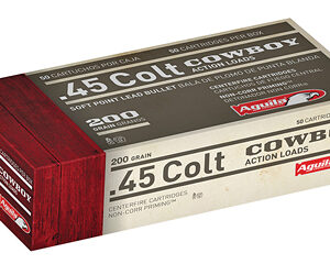 Aguila Ammunition Revolver 45LC 200 Grain Lead Flat Point 50 Round Box 1E454319