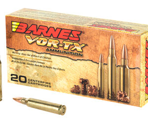 Barnes VOR-TX 223 Rem 55 Grain Triple Shock X Lead Free 20 Round Box California Certified Nonlead Ammunition 21520