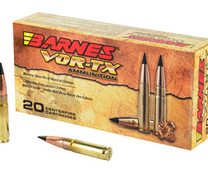 Barnes VOR-TX 300AAC Blackout 110 Grain Tipped Triple Shock X Flat Base Lead Free 20 Round Box California Certified Nonlead Ammunition 21548