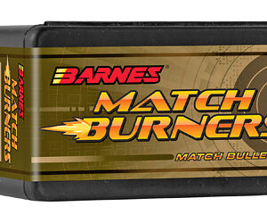 Barnes MATCH BURNER .264 Diameter 6.5MM 145 Grain Match Burner Boat Tail 100 Count 30100