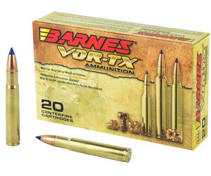 Barnes VOR-TX 35 Whelen 180 Grain Tipped Triple Shock X Lead Free 20 Round Box California Certified Nonlead Ammunition 21581