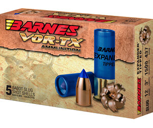 Barnes VOR-TX 12 Gauge 3" 438 Grain Slug Shotshell 5 Round Box 20737