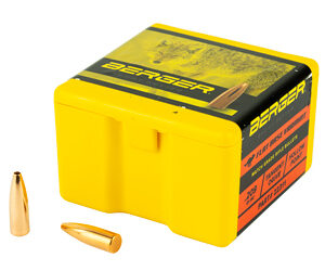 Berger Bullets – Reloading FB Varmint .224 Diameter 22 Caliber 55 Grain Flat Base Hollow Point 100 Count 22311