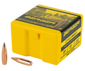 Berger Bullets – Reloading VLD Target .224 Diameter 22 Caliber 70 Grain Boat Tail Hollow Point 100 Count 22418