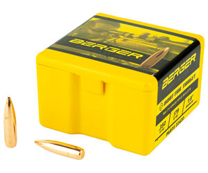 Berger Bullets BT Target .224 Diameter 22 Caliber 73 Grain Boat Tail Hollow Point 100 Count 22420