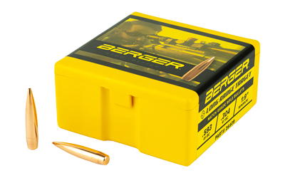 Berger HYBRID TARGET 215 Grain, .308 Diameter Bullets - Shooter Trusted, Time Tested