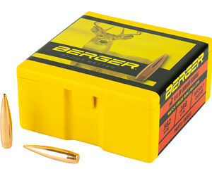 Berger Bullets VLD Hunting .264 Diameter 6.5MM 130 Grain Boat Tail Hollow Point 100 Count 26503