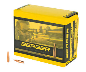 Berger Bullets – Reloading Hybrid Target .264 Diameter 6.5MM 140 Grain Boat Tail Hollow Point 500 Count 26714
