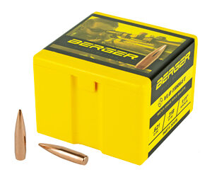 Berger Bullets – Reloading VLD Target .308 Diameter 30 Caliber 210 Grain Hollow Point Boat Tail 100 Count 30415