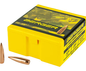 Berger Bullets – Reloading BT Target .308 Diameter 30 Caliber 155.5 Grain Hollow Point Boat Tail 100 Count 30416