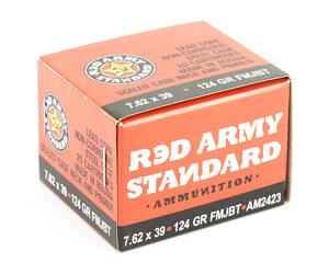 Century Arms Red Army Standard 762X39 124Gr Full Metal Jacket 20 Round Box AM2423