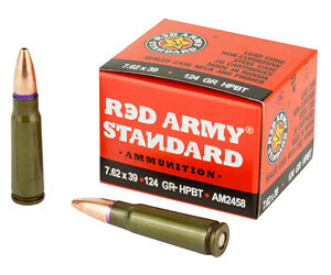 Century Arms Red Army Standard 762X39 124 Grain Boat tail Hollow Point 20 Round Box AM2458