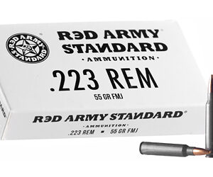 Century Arms Red Army Standard White 223 Remington 55Gr Full Metal Jacket 20 Round Box AM3089