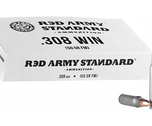 Century Arms Red Army Standard White 308 Winchester 150Gr Full Metal Jacket 20 Round Box AM3090