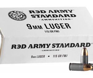 Century Arms Red Army Standard White 9MM 115Gr Full Metal Jacket 50 Round Box 900 Round Tin AM3267