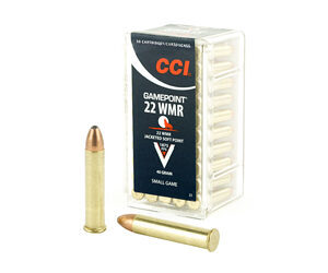 CCI 22WMR 40 Grain GamePoint 50 Round Box 22
