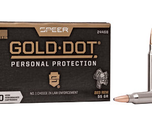 Speer Ammunition Speer Gold Dot 223 Remington 55Gr Gold Dot Hollow Point 20 Round Box 24468