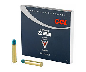 CCI Shotshell 22WMR 52 Grain Shotshell #12 20 Round Box 25