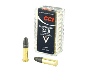 CCI Suppressor 22LR 45 Grain Hollow Point 50 Round Box 957