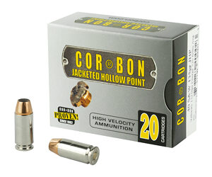 CorBon Self Defense 40S&W 135 Grain Jacketed Hollow Point 20 Round Box 40135