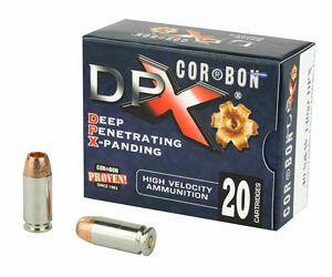 CorBon Deep Penetrating X Bullet 40S&W 140 Grain Barnes X 20 Round Box DPX40140
