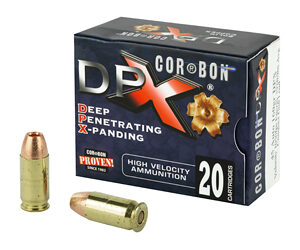 CorBon Deep Penetrating X Bullet 45ACP 160 Grain Barnes X +P 20 Round Box DPX45160