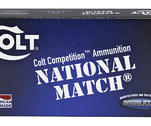 DoubleTap Ammunition Colt National Match 308 Winchester 155Gr Tipped MatchKing 20 Round Box 308W155CT