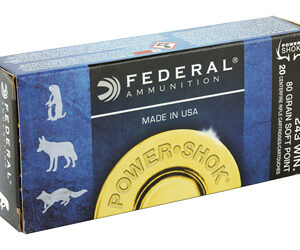 Federal PowerShok 243WIN 80 Grain Sierra 20 Round Box 243AS