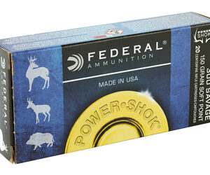 Federal PowerShok 300 Savage 150 Grain Soft Point 20 Round Box 300A