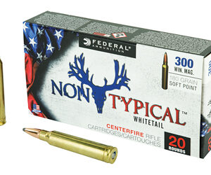 Federal Non Typical 300 Win 180Gr Soft Point 20 Round Box 300WDT180