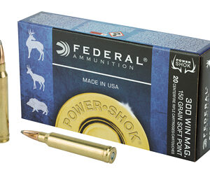 Federal PowerShok 300WIN 150 Grain Soft Point 20 Round Box 300WGS